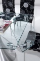 Стеклянный кухонный стол T017